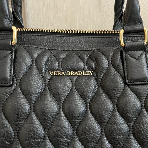 Quilted Large Tote Bag, Leather exterior - Picture 3 of 10